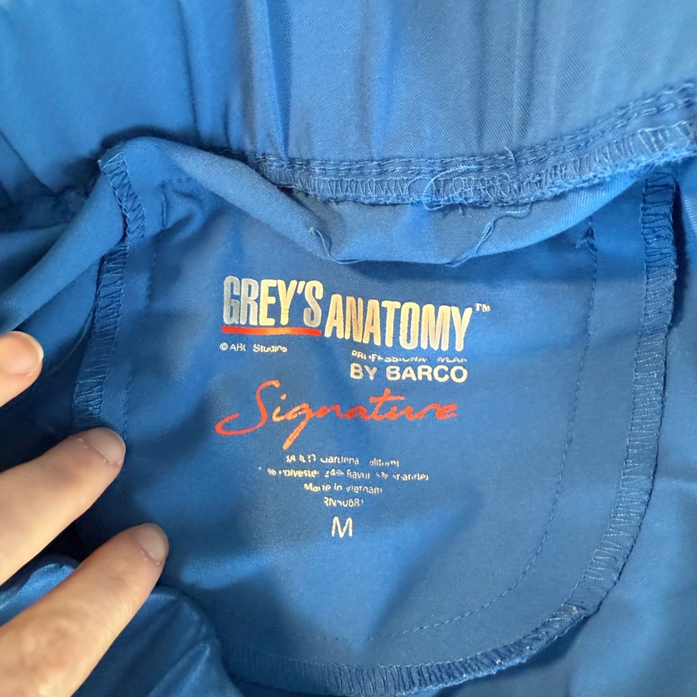 Grey's Anatomy by Barco Signature Blue Scrub Pants Size M